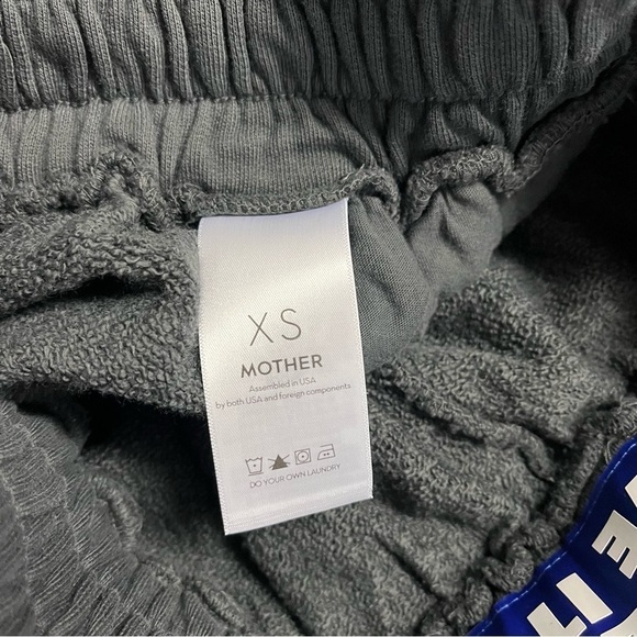 MOTHER The Knock Out Ankle Jogger Sweatpants in Faded Black - Picture 9 of 11